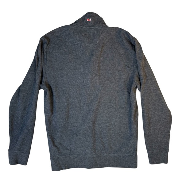 Vineyard Vines UGA Gray Long Sleeve Quarter Zip Top Women's Size Small - Picture 3 of 8